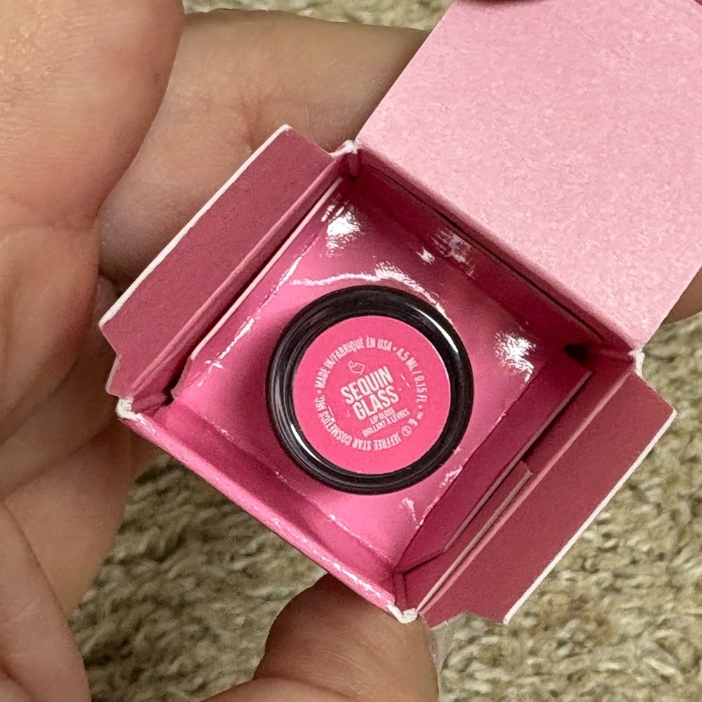 NEW Jeffree Star The Gloss Sequin Glass neutral shine lip gloss bestseller NIB - Picture 16 of 17